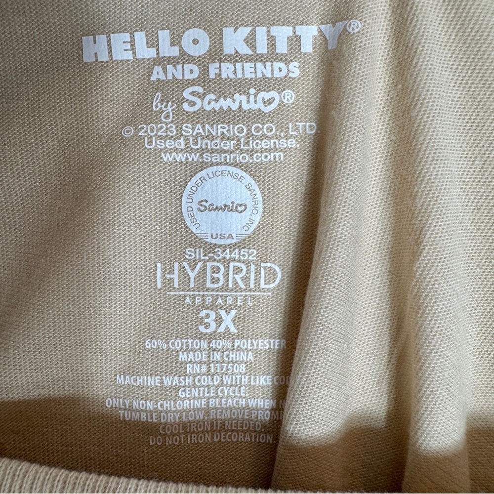 NWT. Sanrio Hello Kitty and Friends graphic t-shirt 3X. - Picture 10 of 13